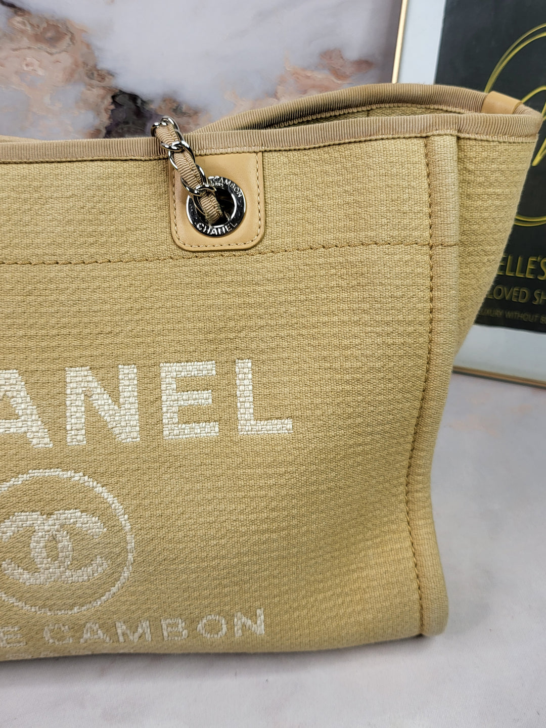 Chanel Deauville Tote Beige Medium