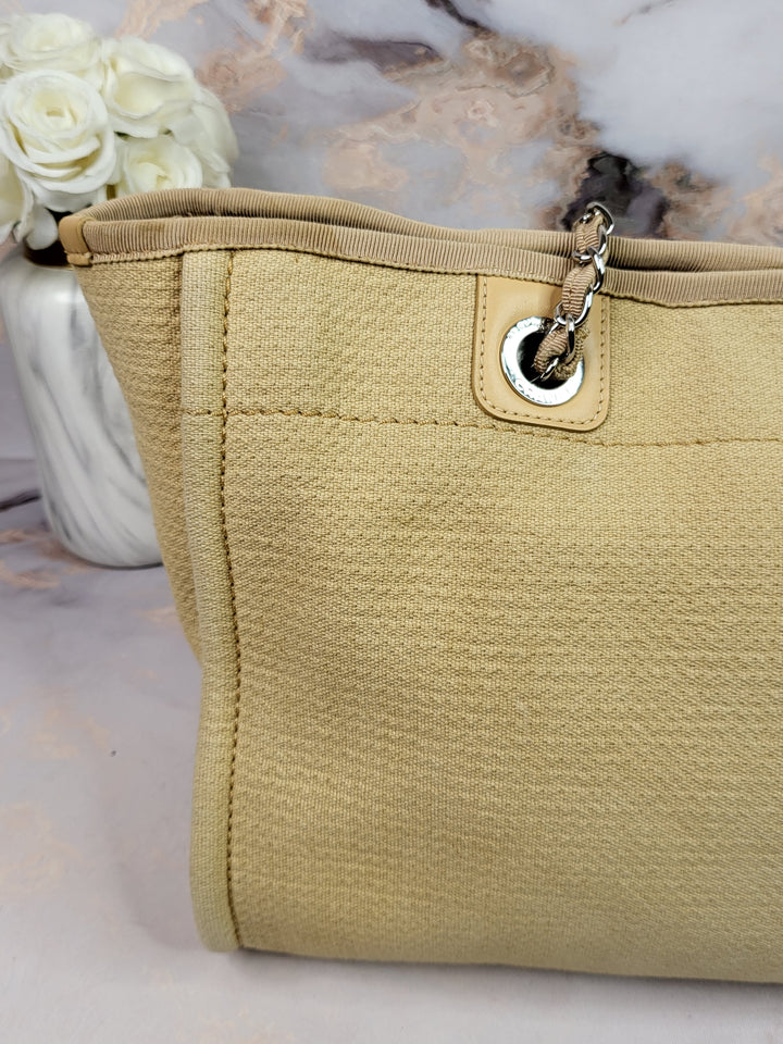 Chanel Deauville Tote Beige Medium