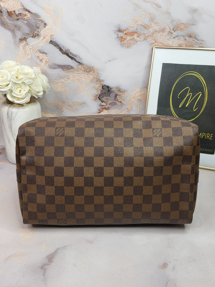 Louis Vuitton Damier Ebene Speedy 30 Bandouliere