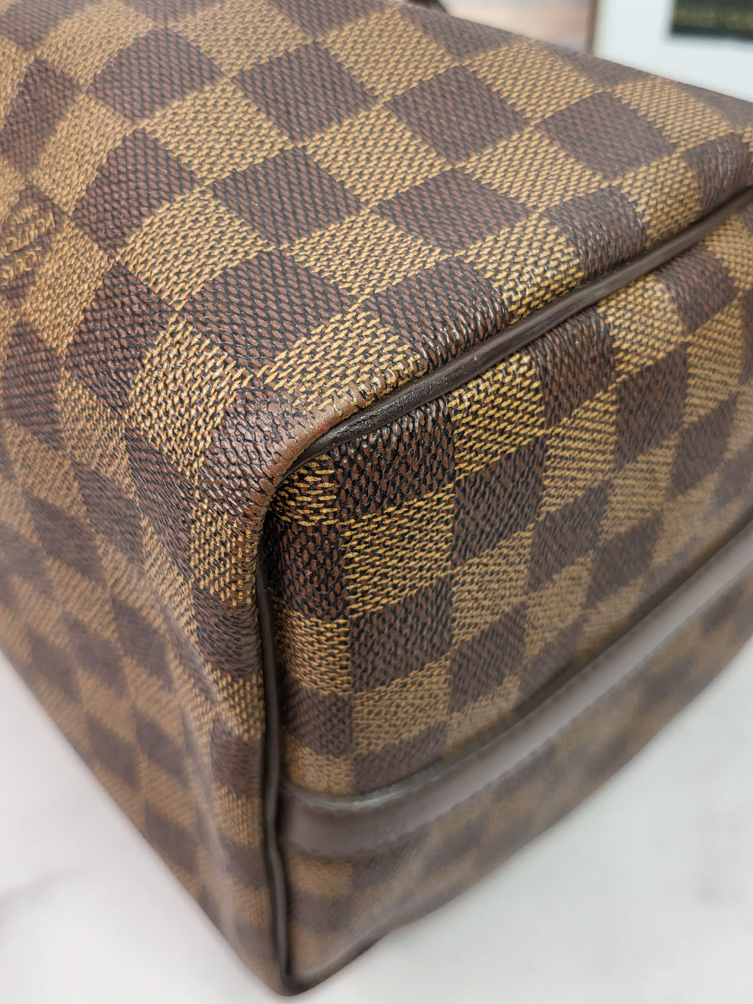 Louis Vuitton Damier Ebene Speedy 30 Bandouliere