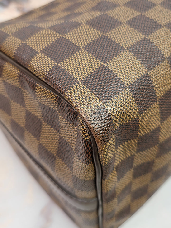 Louis Vuitton Damier Ebene Speedy 30 Bandouliere