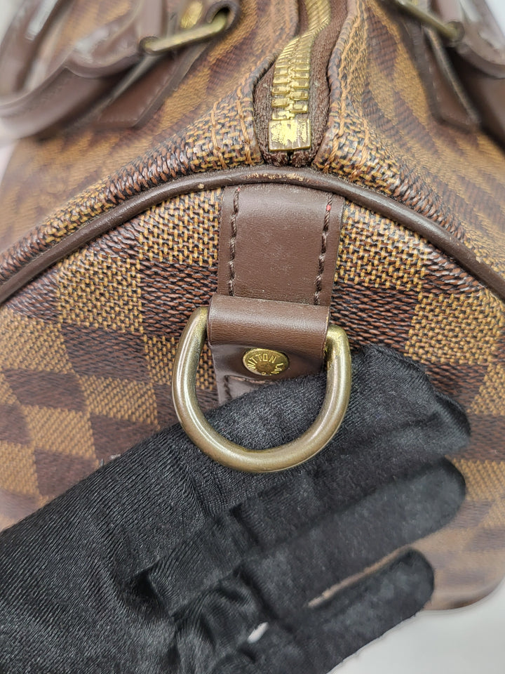 Louis Vuitton Damier Ebene Speedy 30 Bandouliere