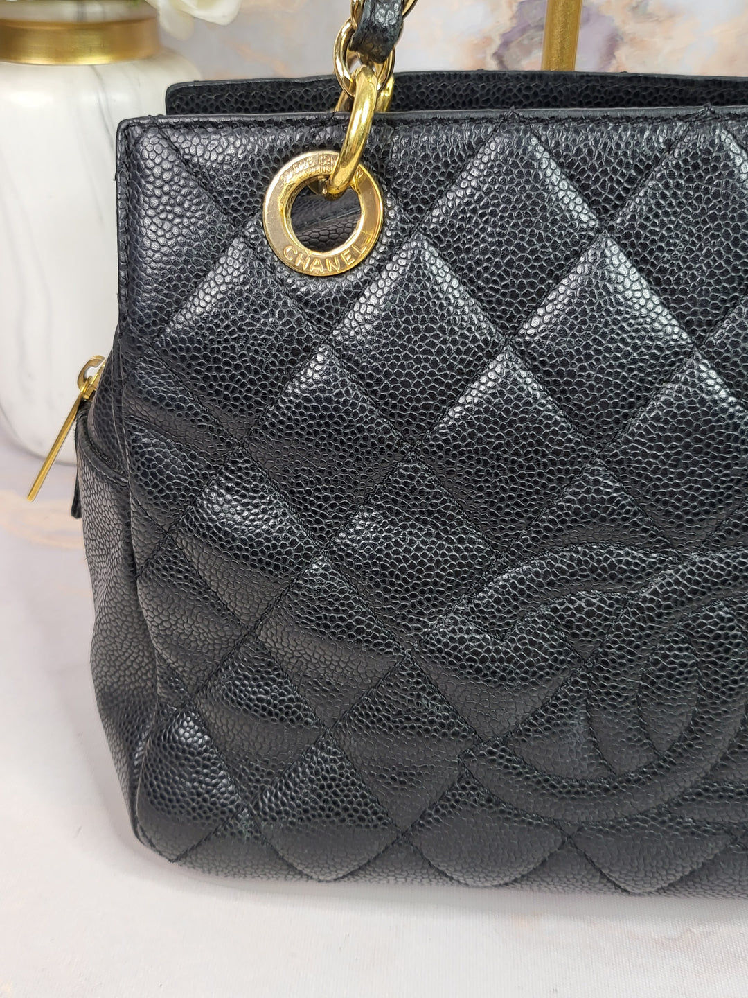 Chanel Caviar Petite Tote Bag PTT