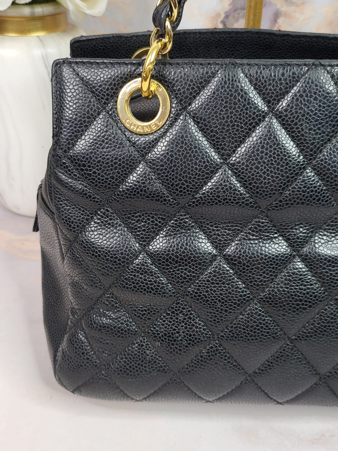 Chanel Caviar Petite Tote Bag PTT