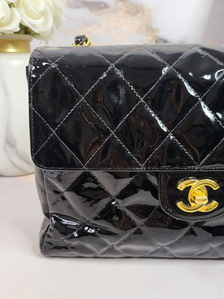 Chanel Patent Single Flap