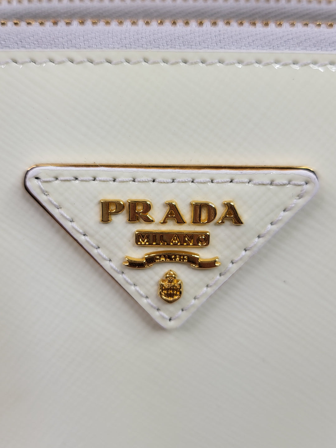 Prada Patent Two-Zip Galleria Small