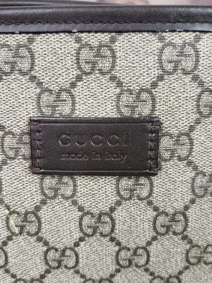 Gucci Supreme Small Zippered Tote Bag