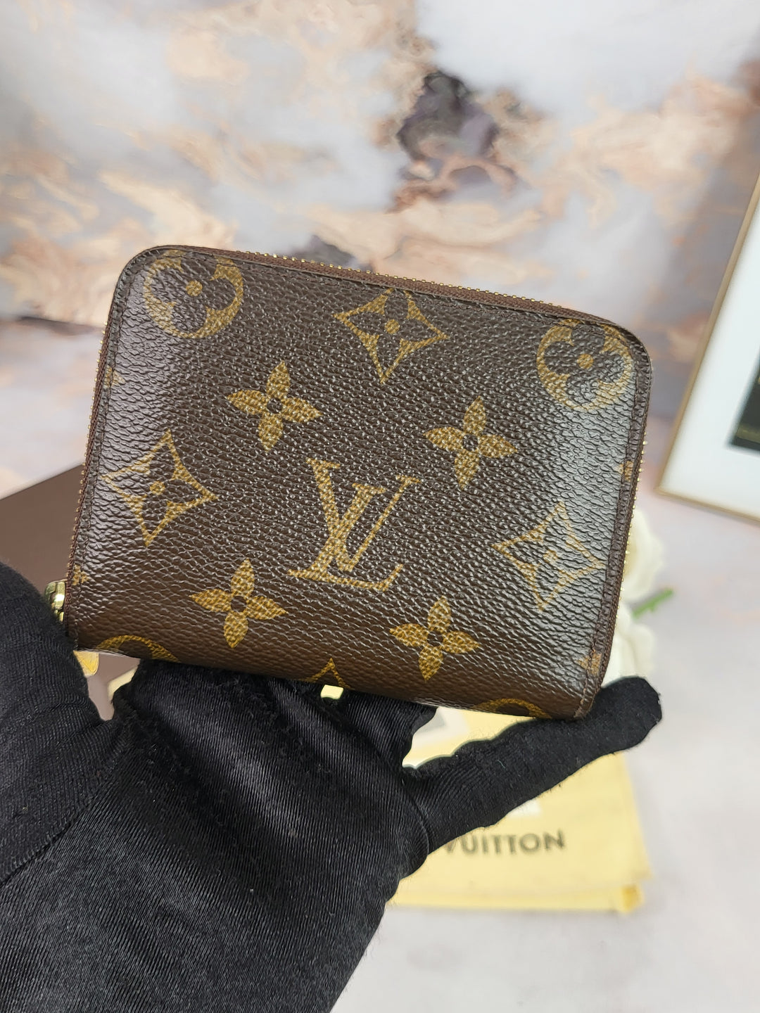 Louis Vuitton Monogram Zippy Coin Wallet