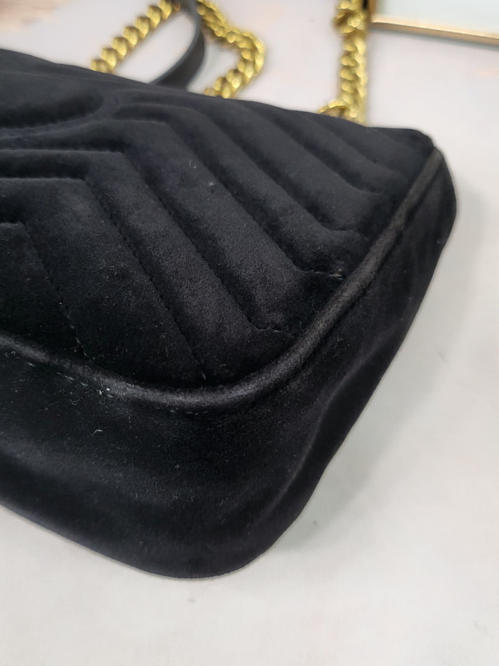 Gucci Velvet Marmont Medium