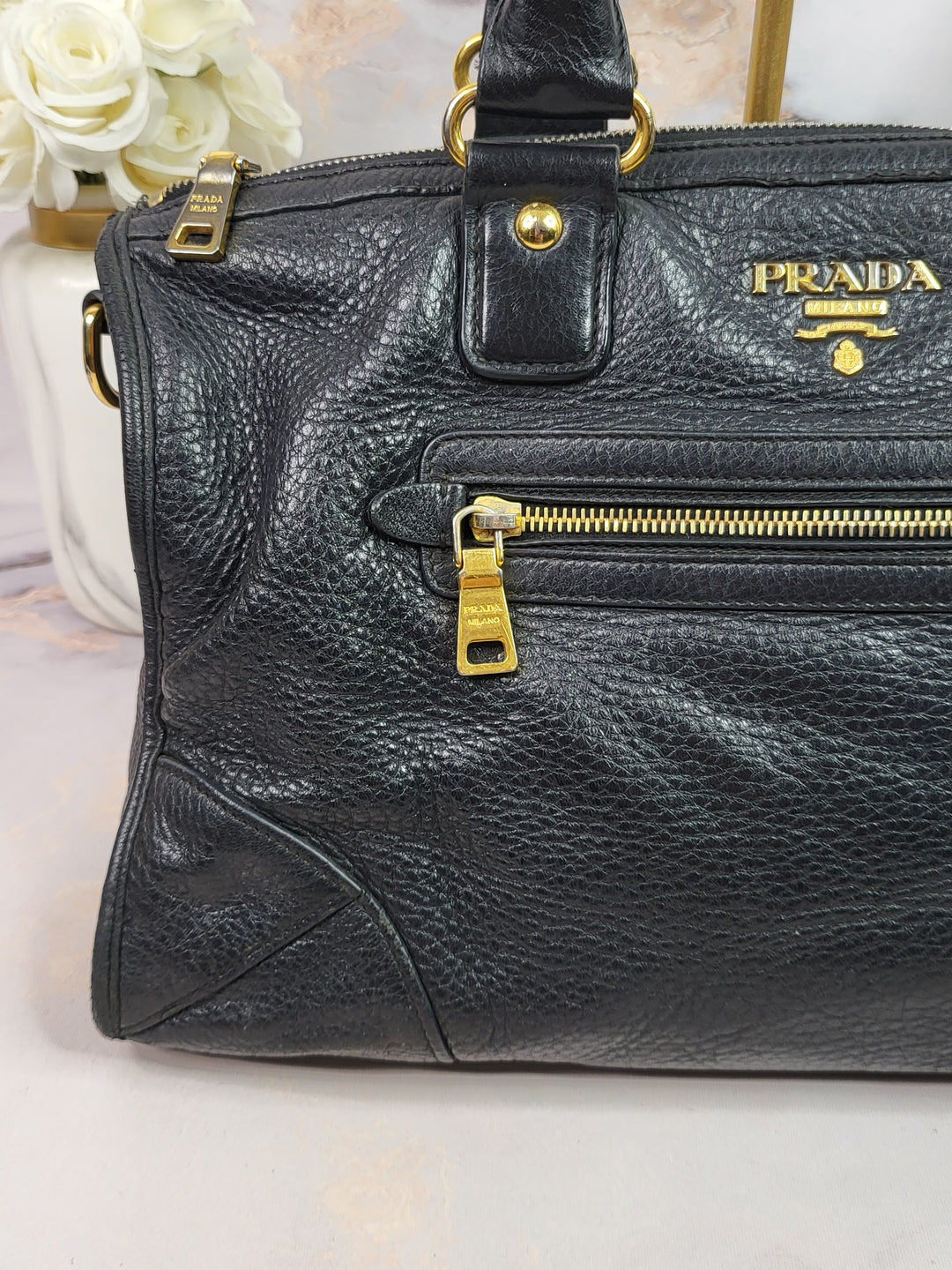 Prada Deer Skin Tote Bag