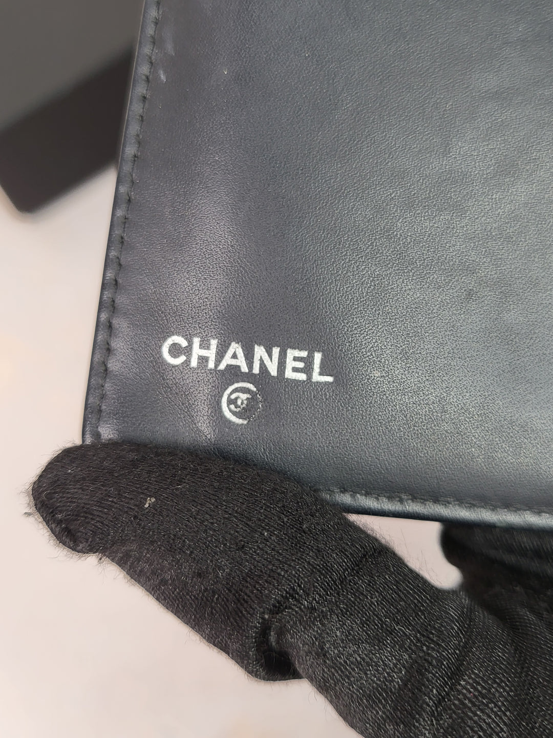 Chanel Patent Camelia Wallet