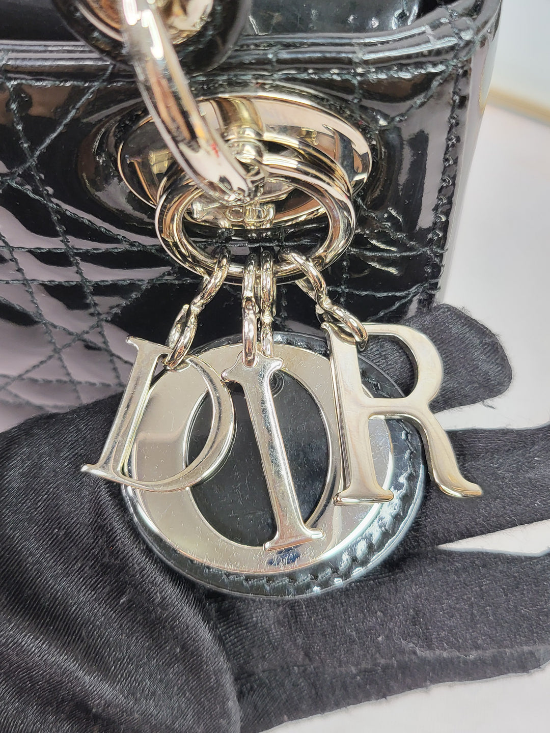 Christian Dior Patent Mini Lady Dior