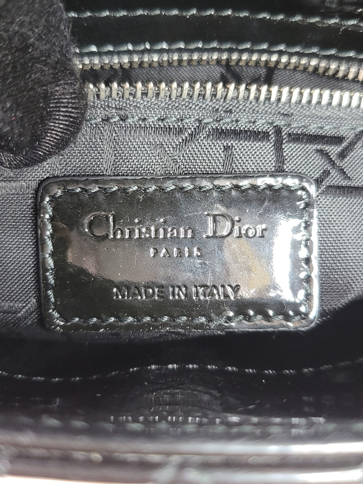 Christian Dior Patent Mini Lady Dior