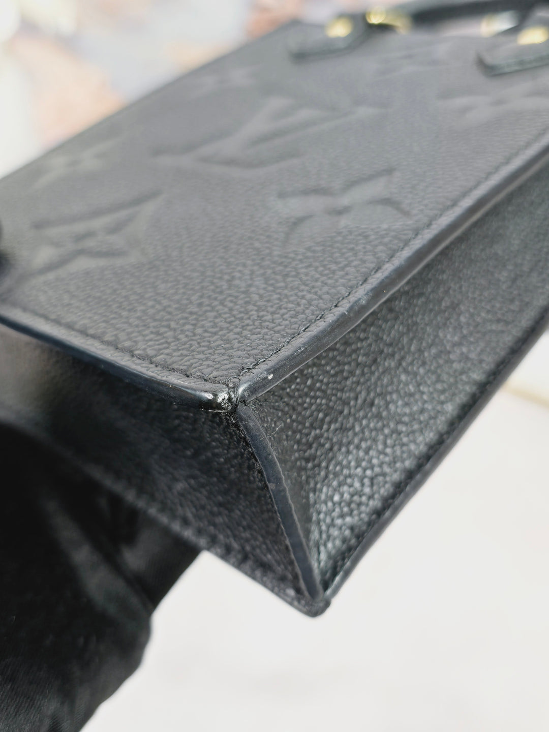 Louis Vuitton Empreinte Noir Petite Sac Plat