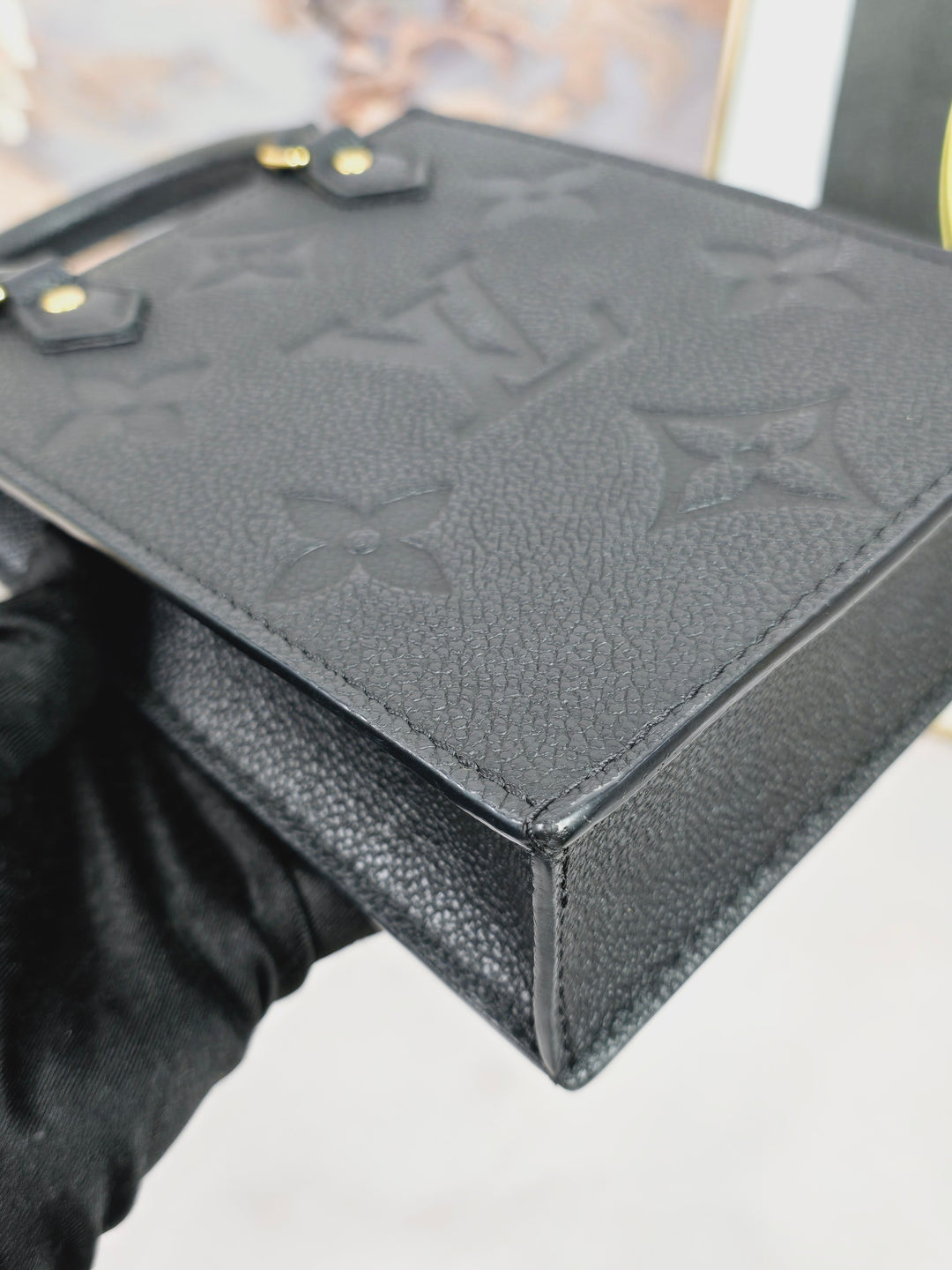 Louis Vuitton Empreinte Noir Petite Sac Plat