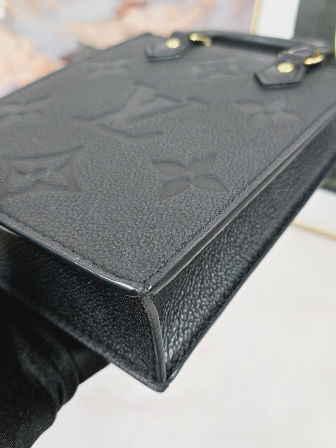 Louis Vuitton Empreinte Noir Petite Sac Plat