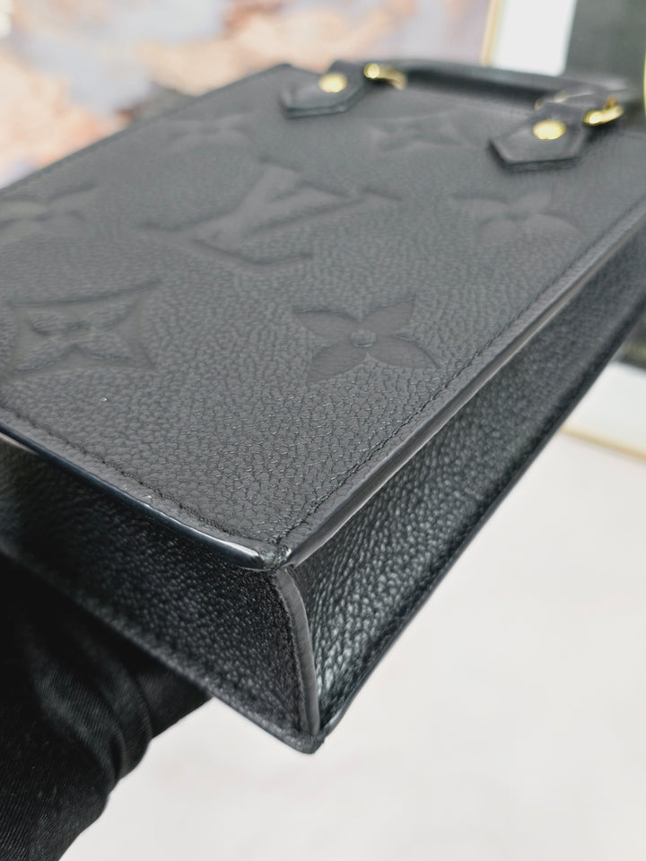 Louis Vuitton Empreinte Noir Petite Sac Plat