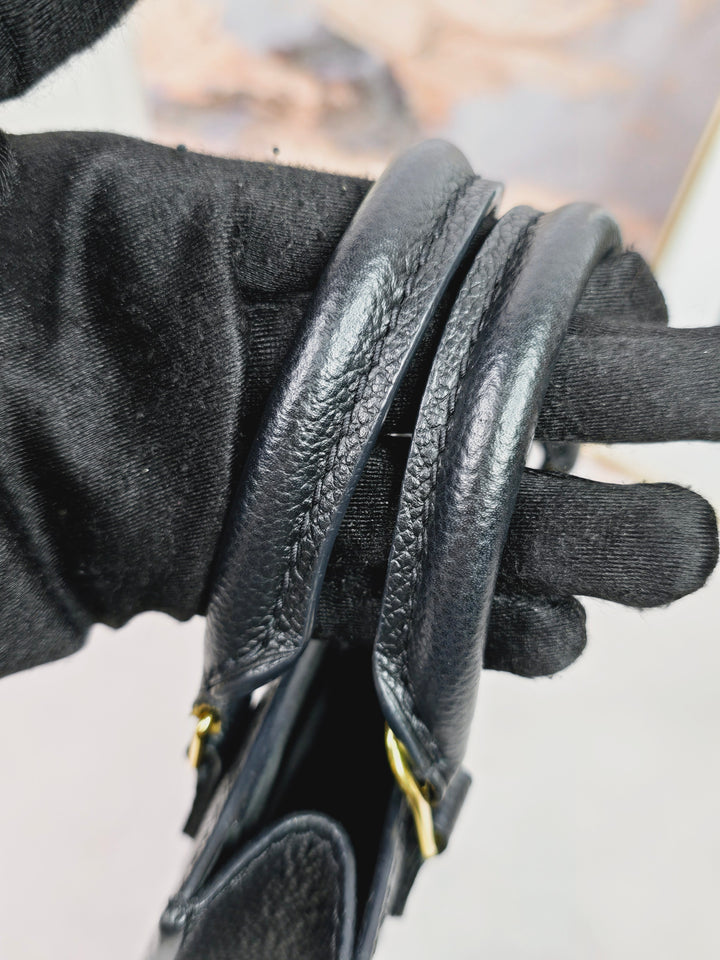 Louis Vuitton Empreinte Noir Petite Sac Plat