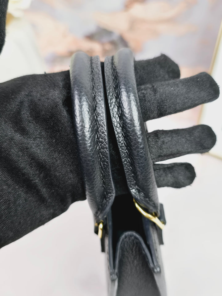 Louis Vuitton Empreinte Noir Petite Sac Plat