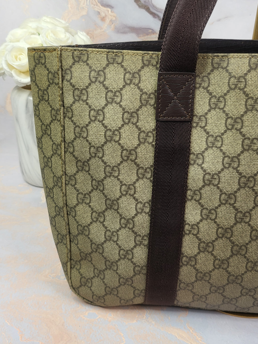 Gucci PVC Joy Large Tote Bag