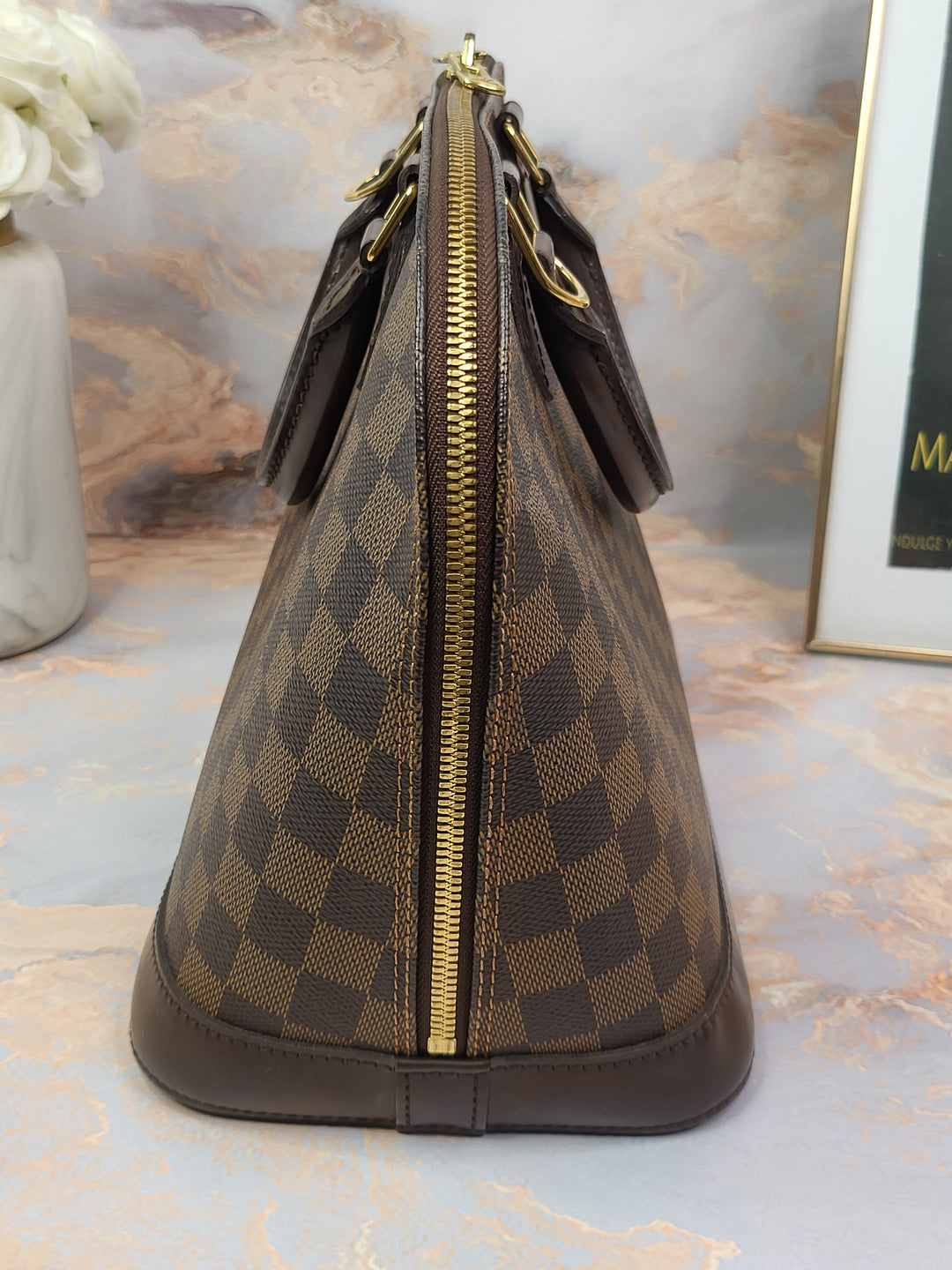 Louis Vuitton Damier Ebene Alma PM