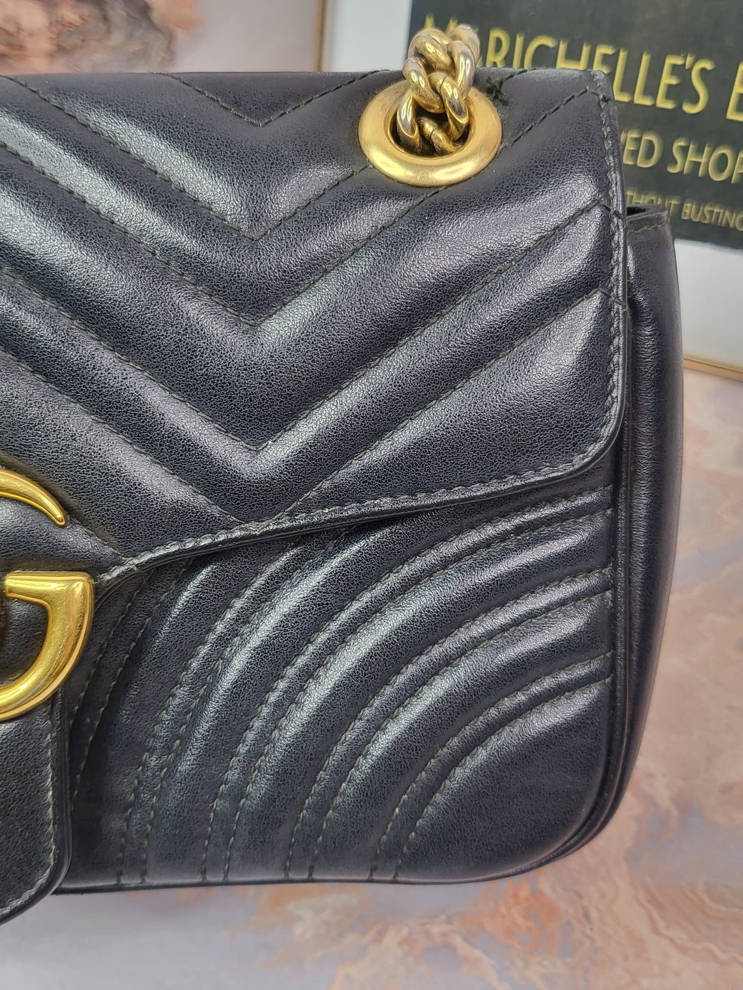 Gucci Marmont Small Flap Shoulder Bag