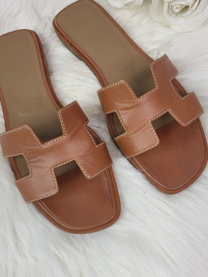 Hermes Oran Sandal Size 36