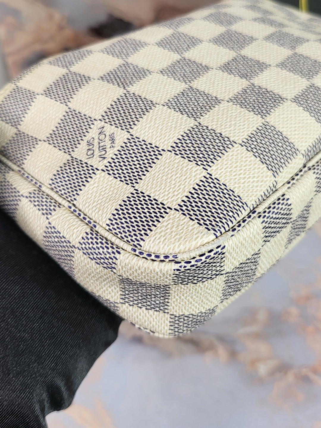 Louis Vuitton Damier Azur Pochette Accessories