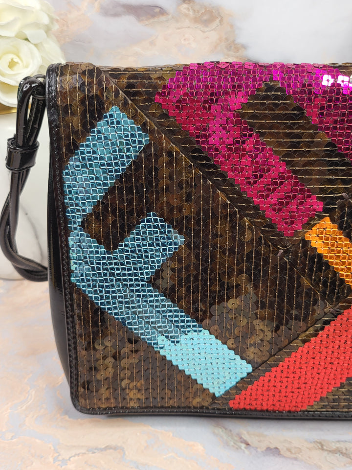 Fendi Sequin / Patent Bag