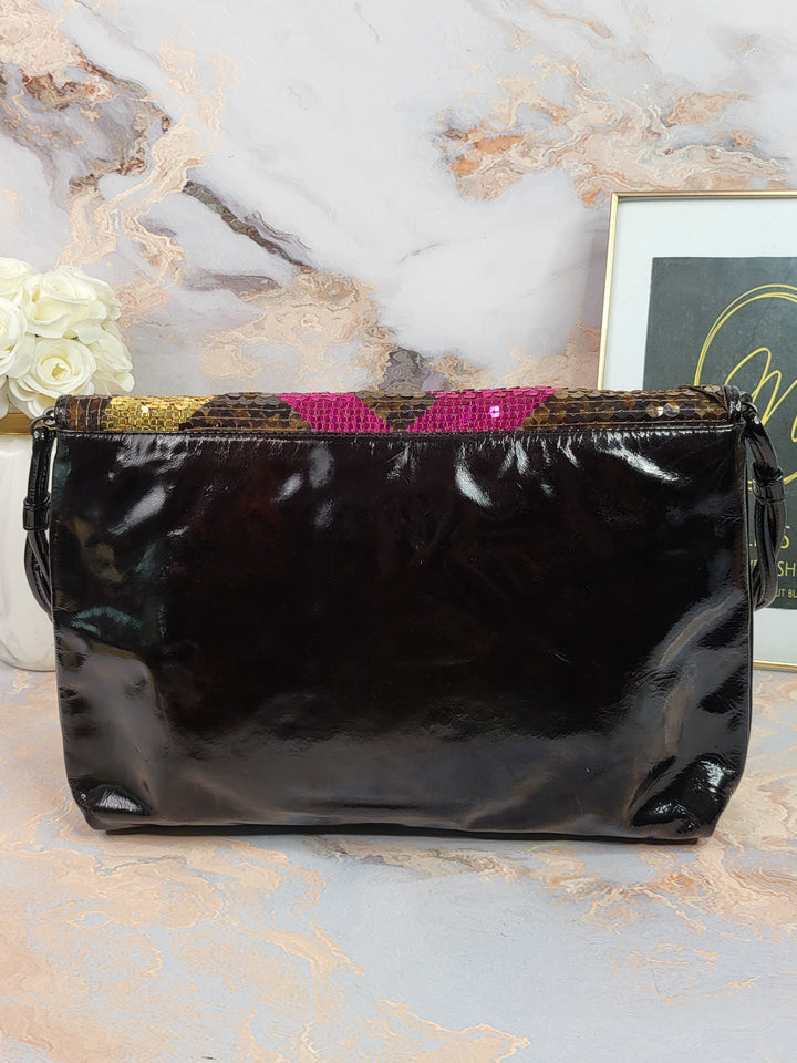 Fendi Sequin / Patent Bag