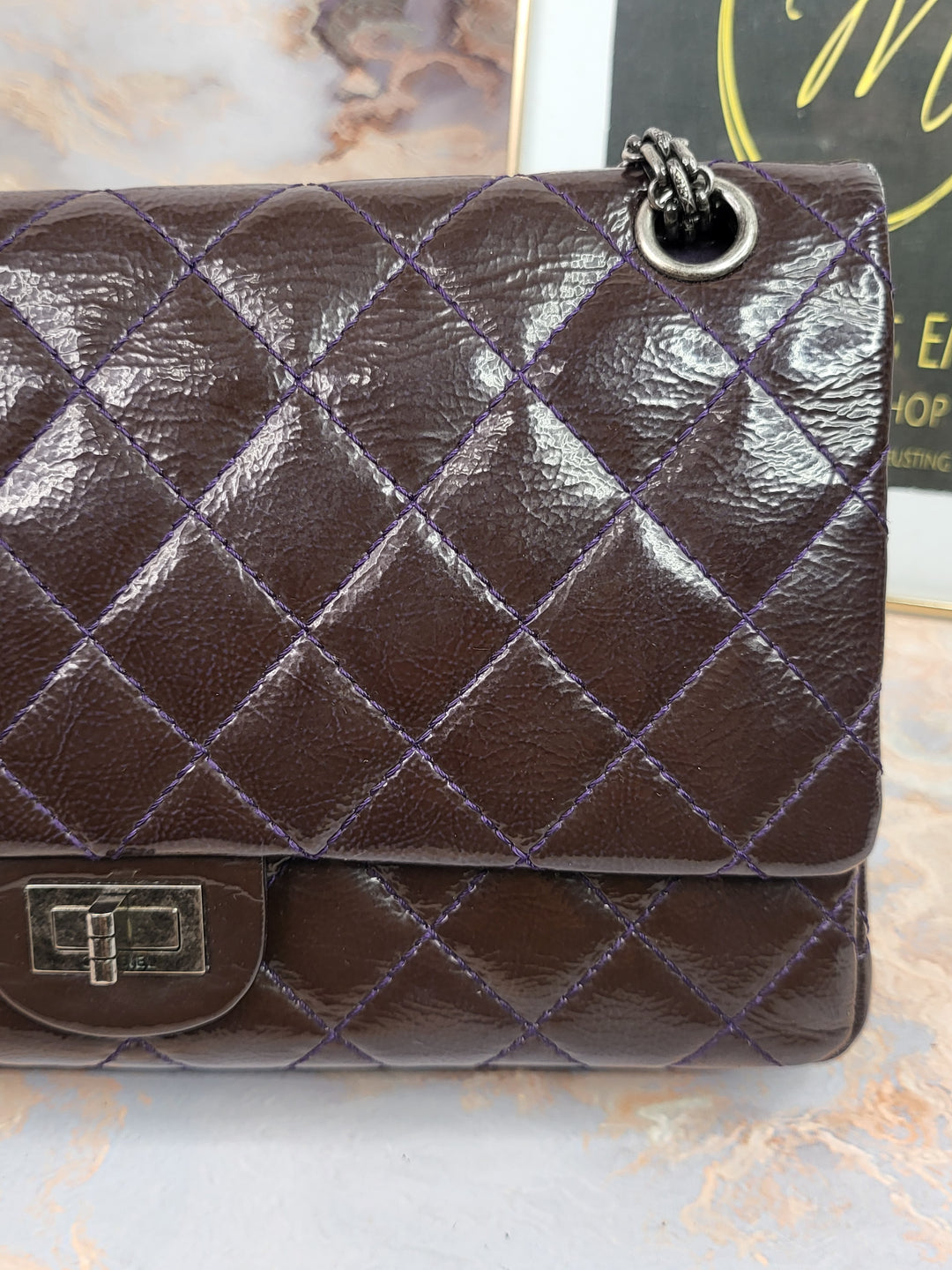 Chanel Patent Medium Double Flap Reissue 226