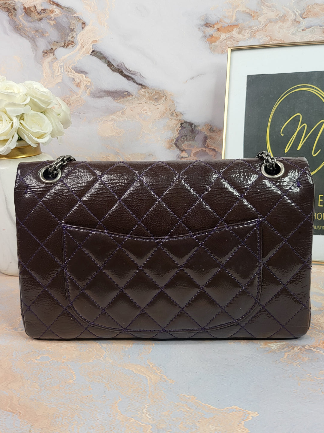 Chanel Patent Medium Double Flap Reissue 226