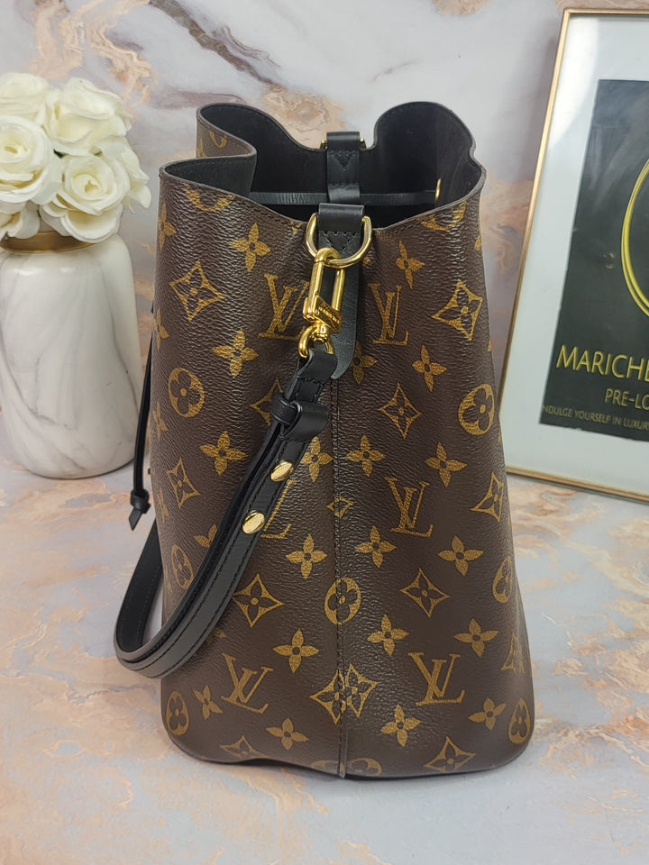 Louis Vuitton Monogram Neo Noe Noir Bucket Bag