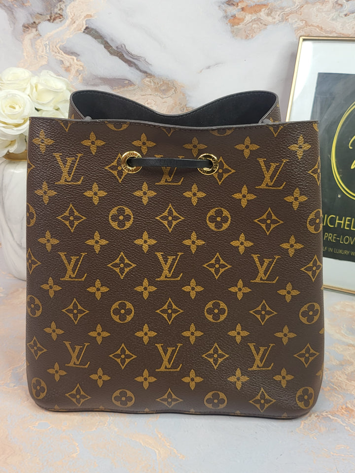 Louis Vuitton Monogram Neo Noe Noir Bucket Bag