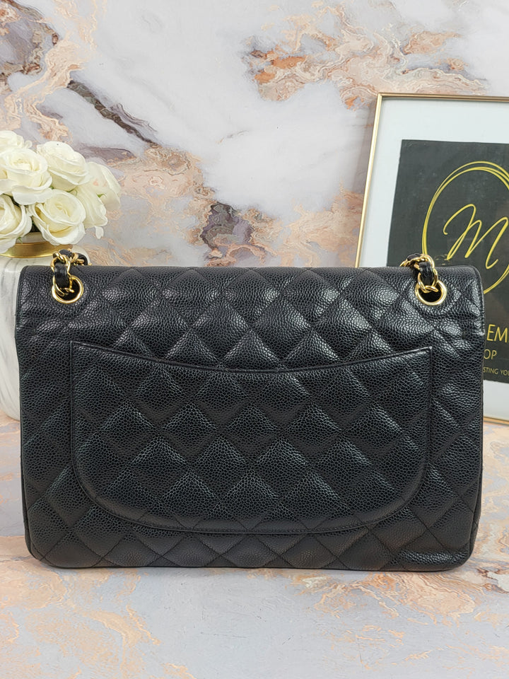 Chanel Caviar Double Flap Jumbo