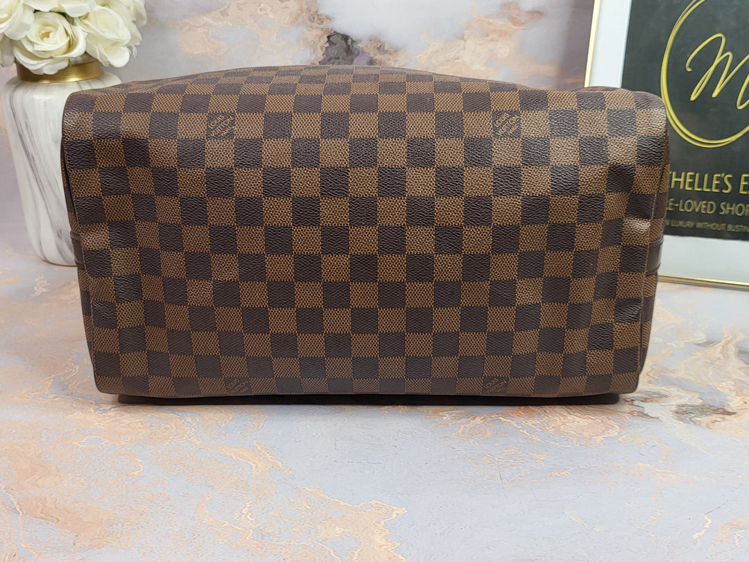 Louis Vuitton Damier Ebene Speedy 35 Bandouliere