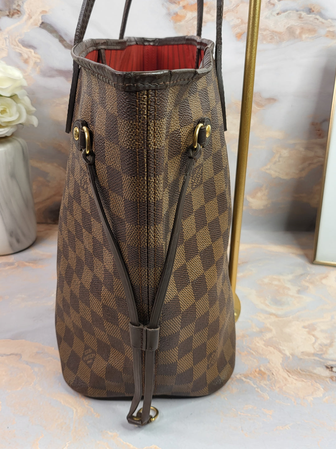 Louis Vuitton Damier Ebene Neverfull MM