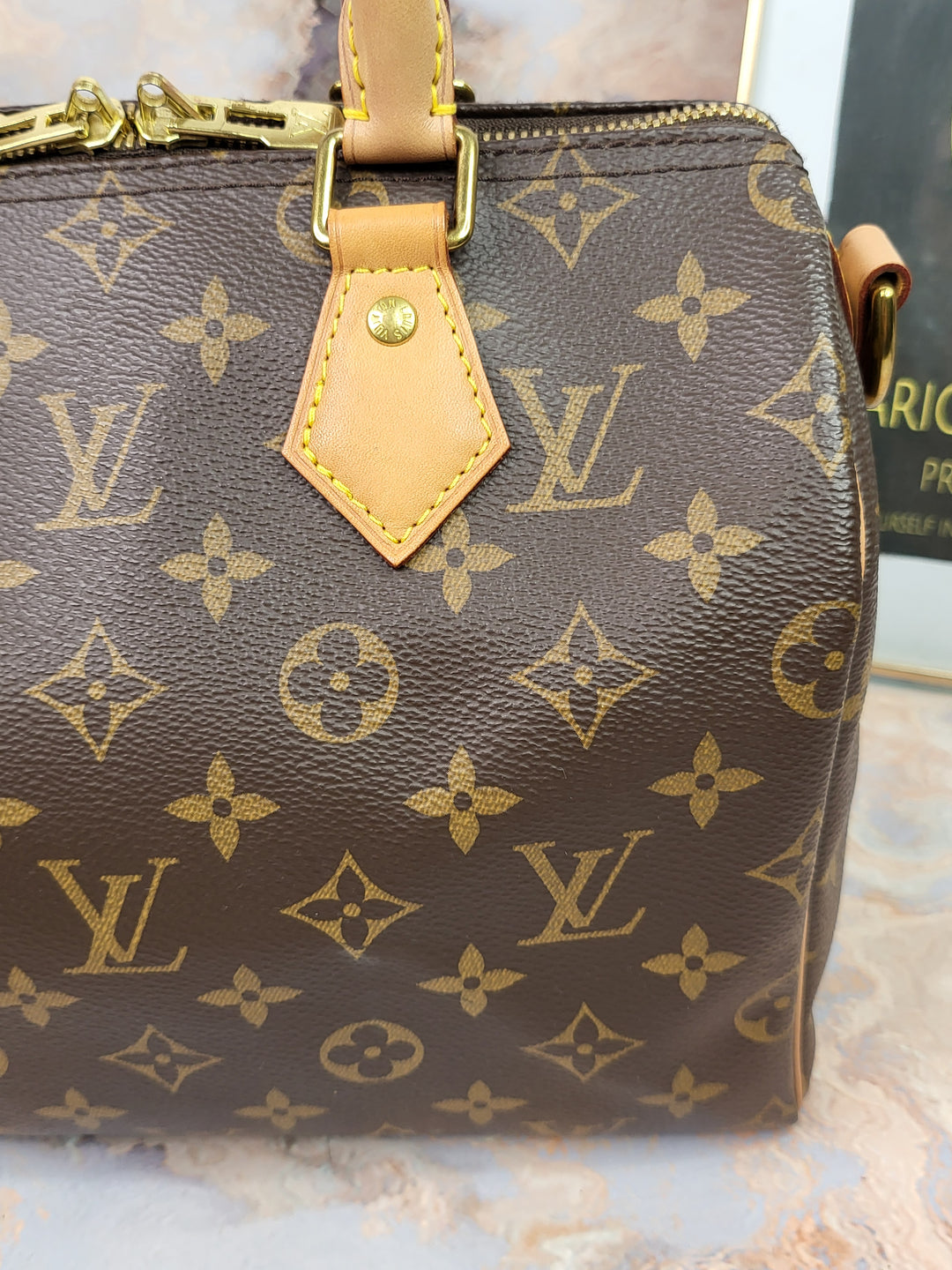 Louis Vuitton Monogram Speedy 25 Bandouliere