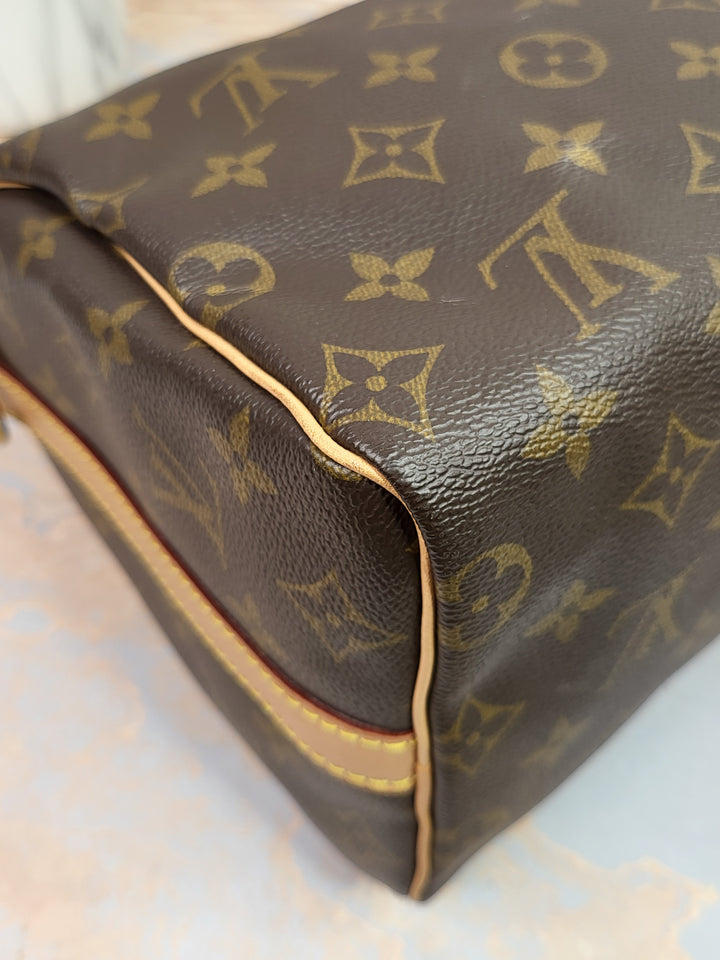 Louis Vuitton Monogram Speedy 25 Bandouliere