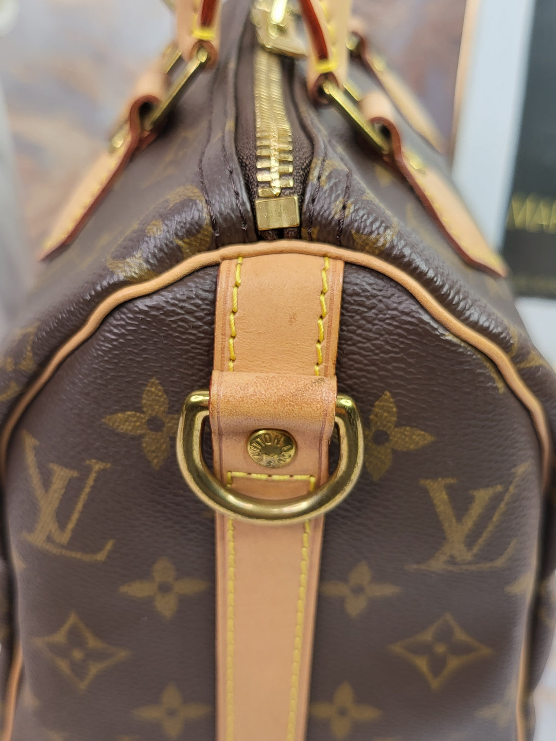 Louis Vuitton Monogram Speedy 25 Bandouliere