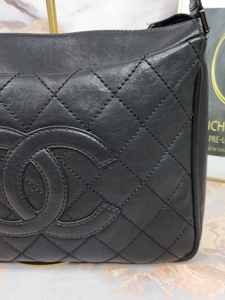 Chanel Calfskin Hobo Bag