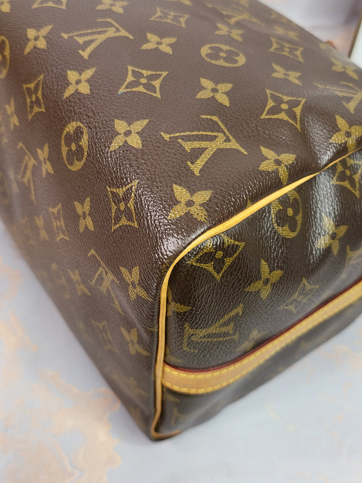 Louis Vuitton Monogram Speedy 30 Bandouliere