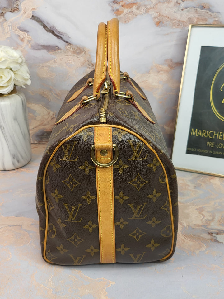 Louis Vuitton Monogram Speedy 30 Bandouliere