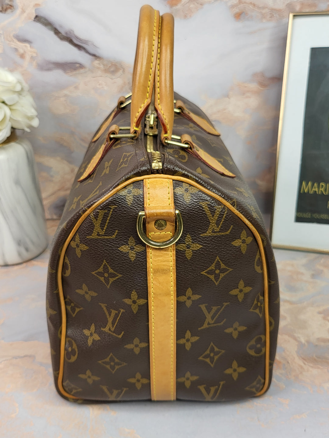 Louis Vuitton Monogram Speedy 30 Bandouliere