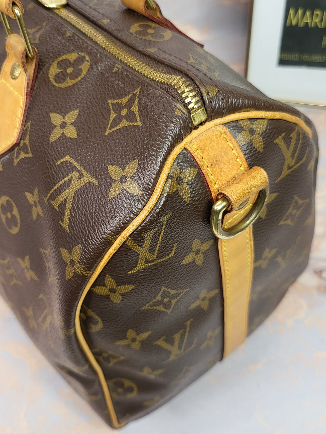 Louis Vuitton Monogram Speedy 30 Bandouliere