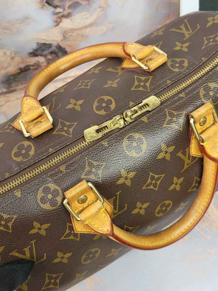 Louis Vuitton Monogram Speedy 30 Bandouliere