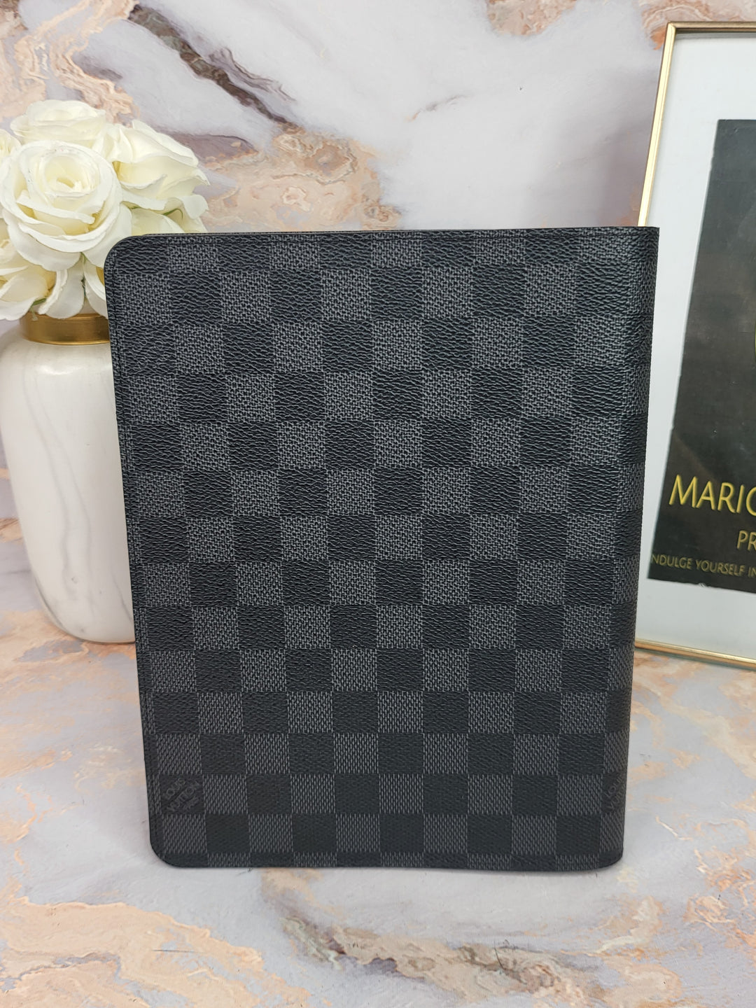 Louis Vuitton Damier Graphite Desk Agenda Cover