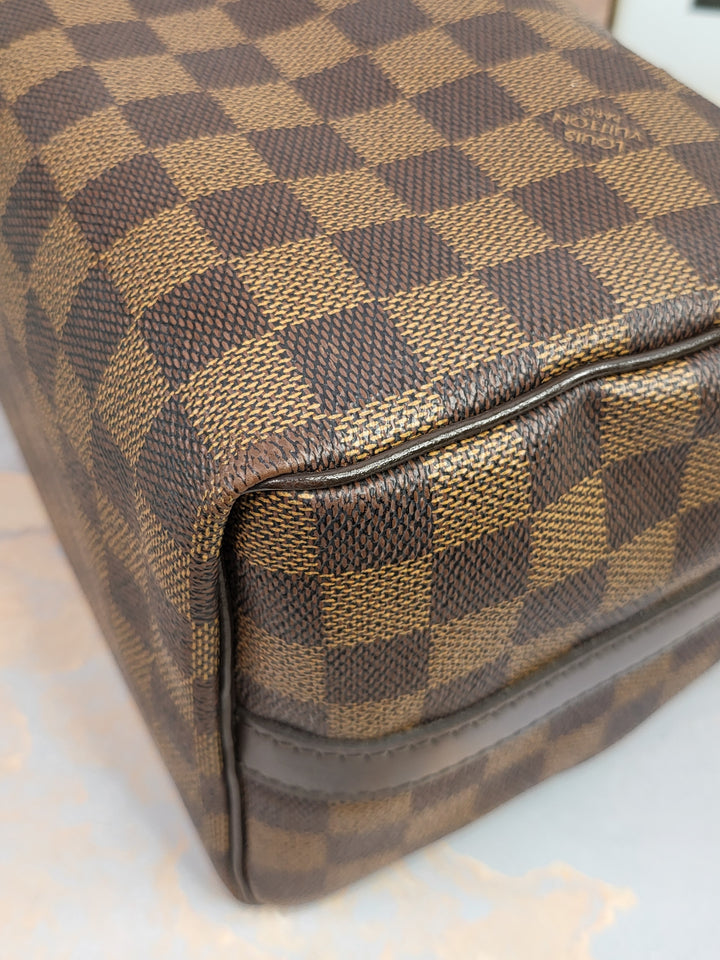 Louis Vuitton Damier Ebene Speedy 25 Bandouliere