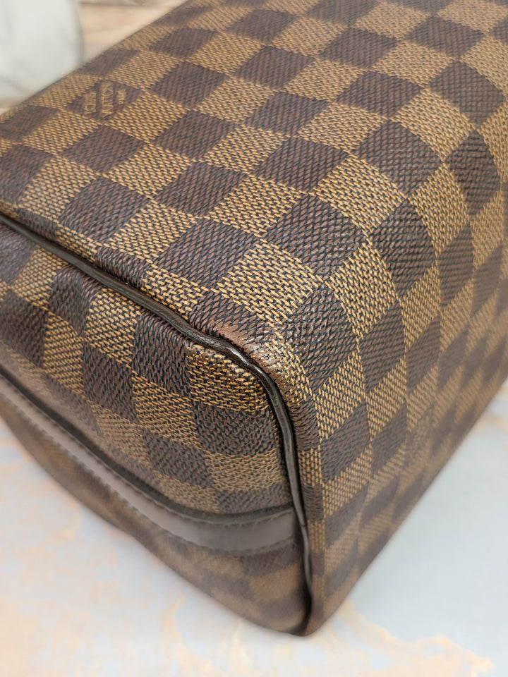 Louis Vuitton Damier Ebene Speedy 25 Bandouliere