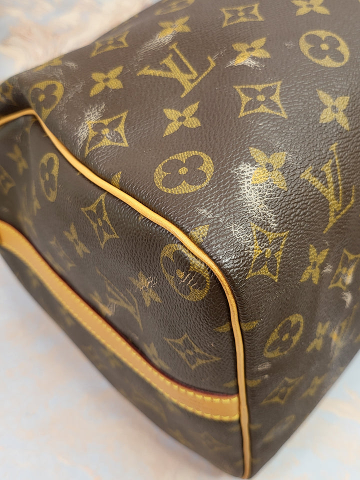 Louis Vuitton Monogram Speedy 35 Bandouliere